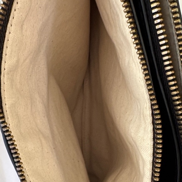 Margot Black Crossbody Bag with Gold Accents - Picture 6 of 8